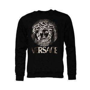 Versace Men Black Sweaters
